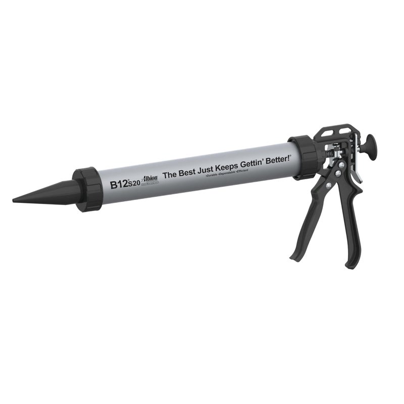 Albion Engineering Company B12S20 B-Line Manual Sausage Caulking Gun, 20 oz, 12:1 Drive - Image 1